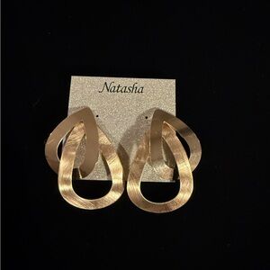 Natasha Gold Tone Earrings